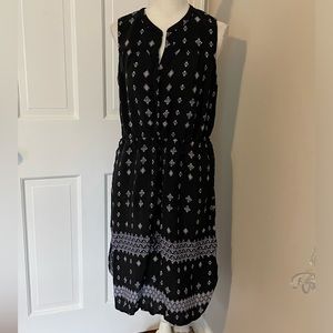 GAP Midi Sleeveless Shirt Dress